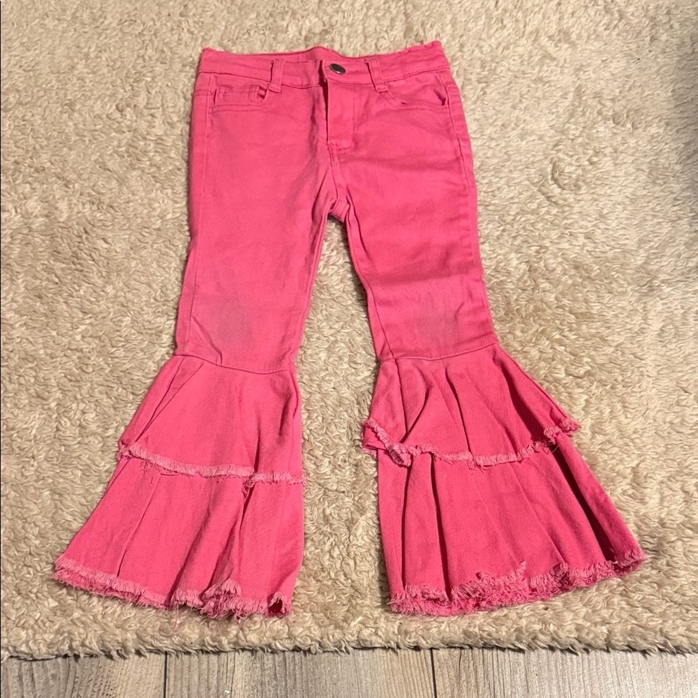Pink Toddler Bell Bottoms